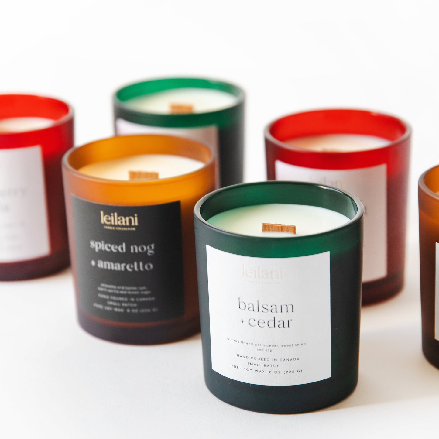 Spiced Nog + Amaretto - Candle Jar