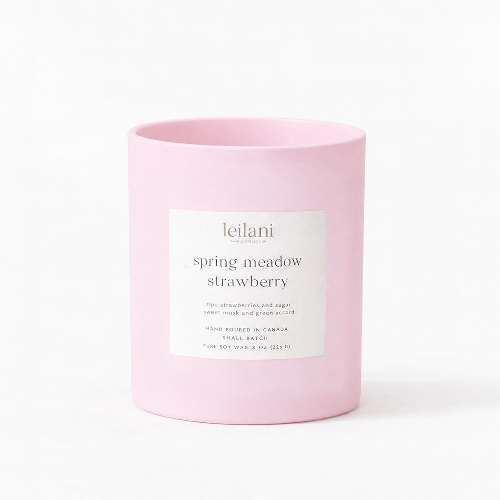 Spring Meadow Strawberry - Candle Jar