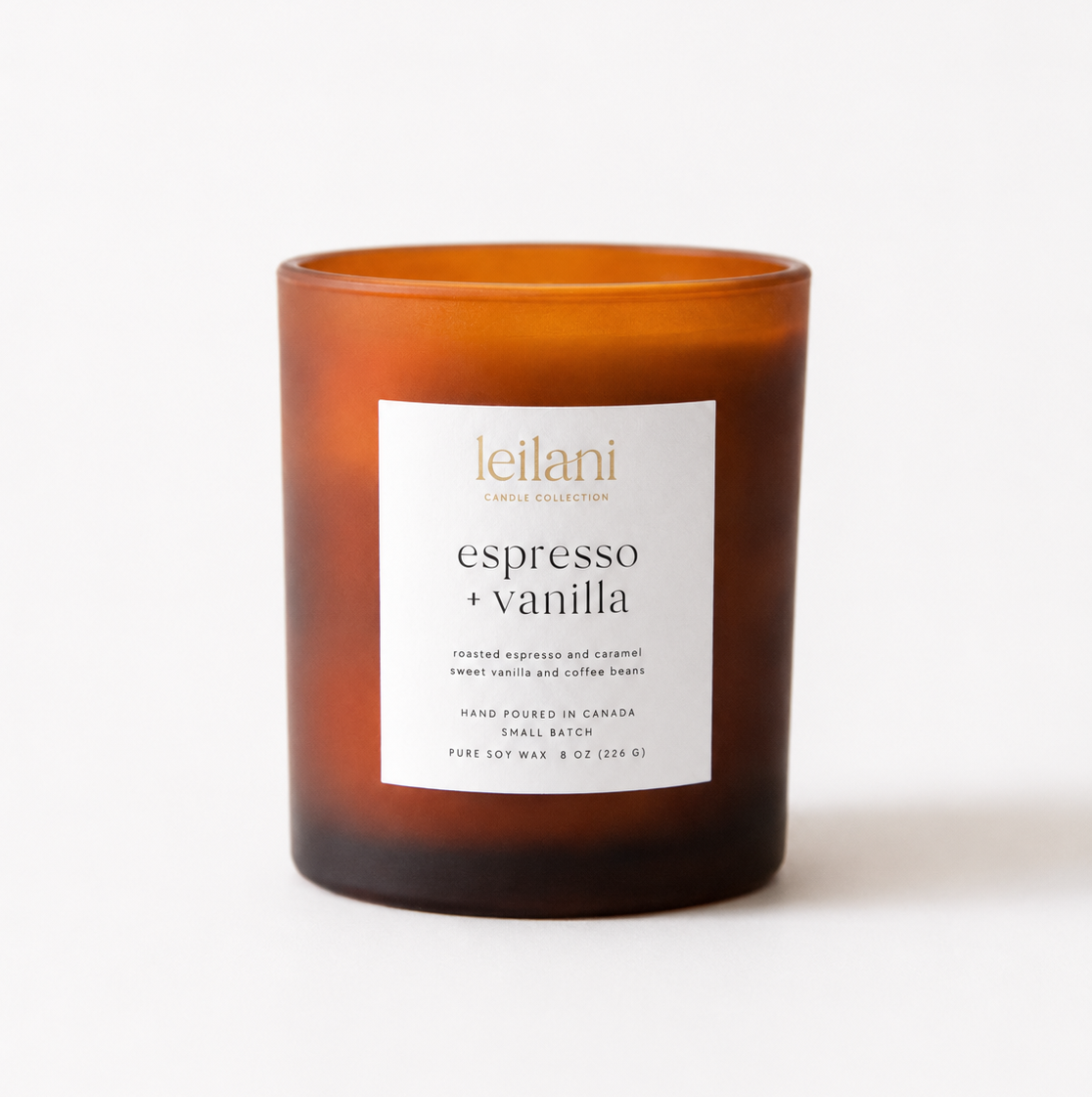 Espresso + Vanilla - Candle Jar