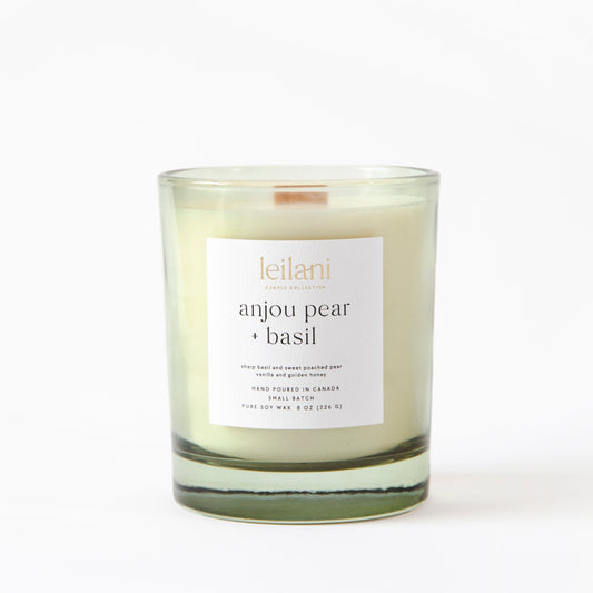 Anjou Pear + Basil - Candle Jar